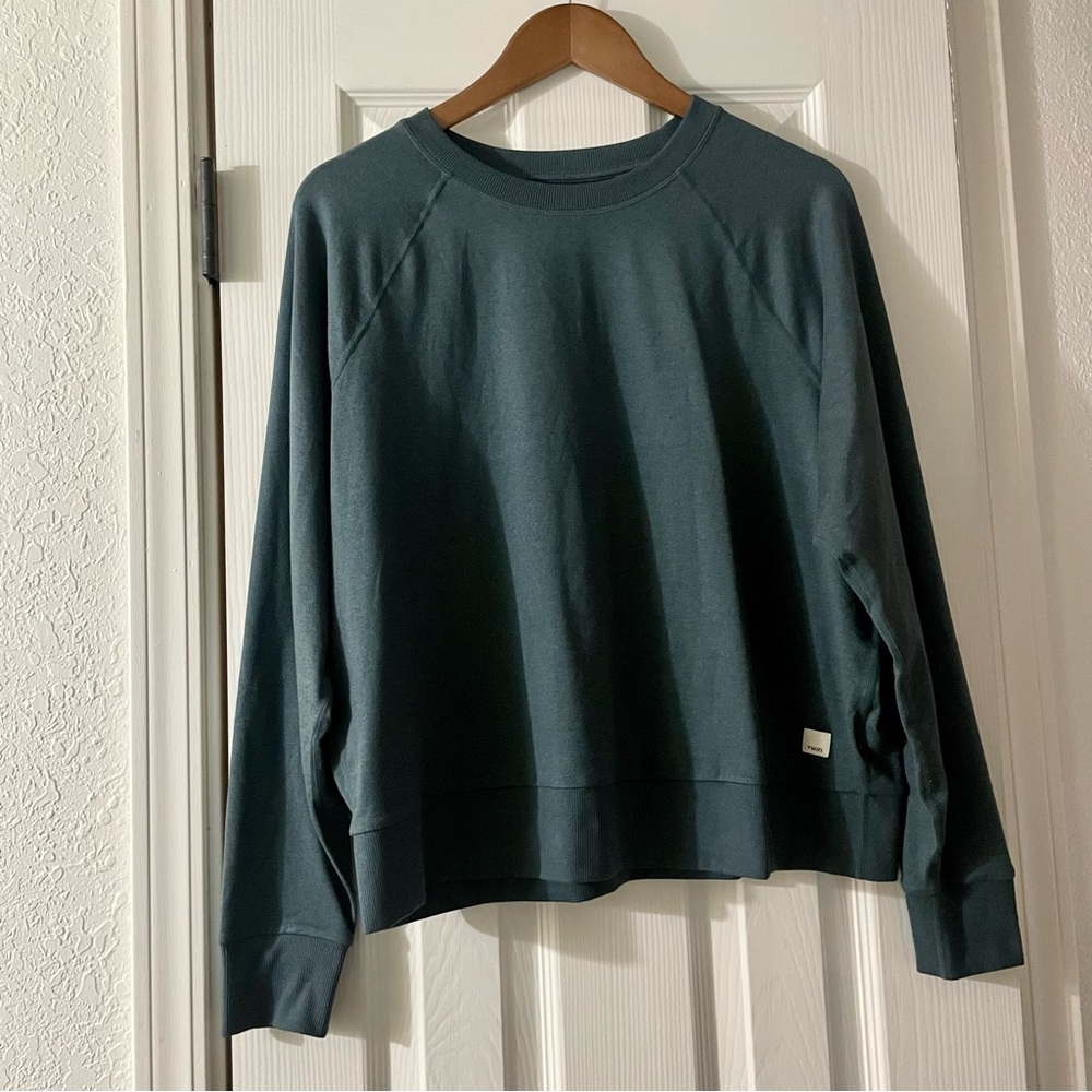 VUORI | Halo Crew Long Sleeve Top Green Womens Size Large